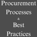 Procurement processes and best practices