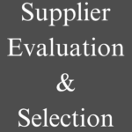 Supplier evaluation and selection