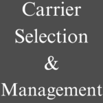 Carrier selection and management